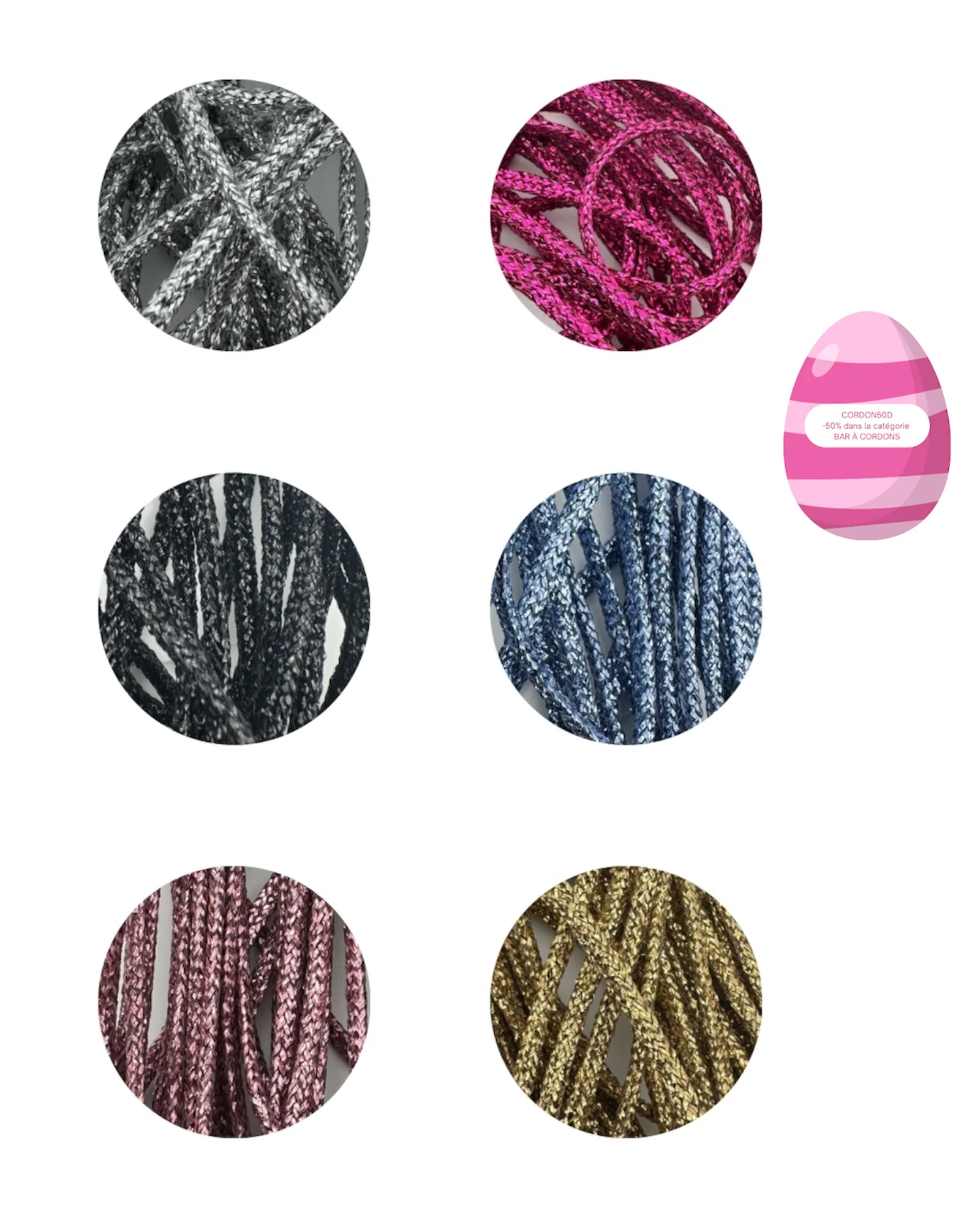Bracelet MAYA T2 paillettes - Image 2