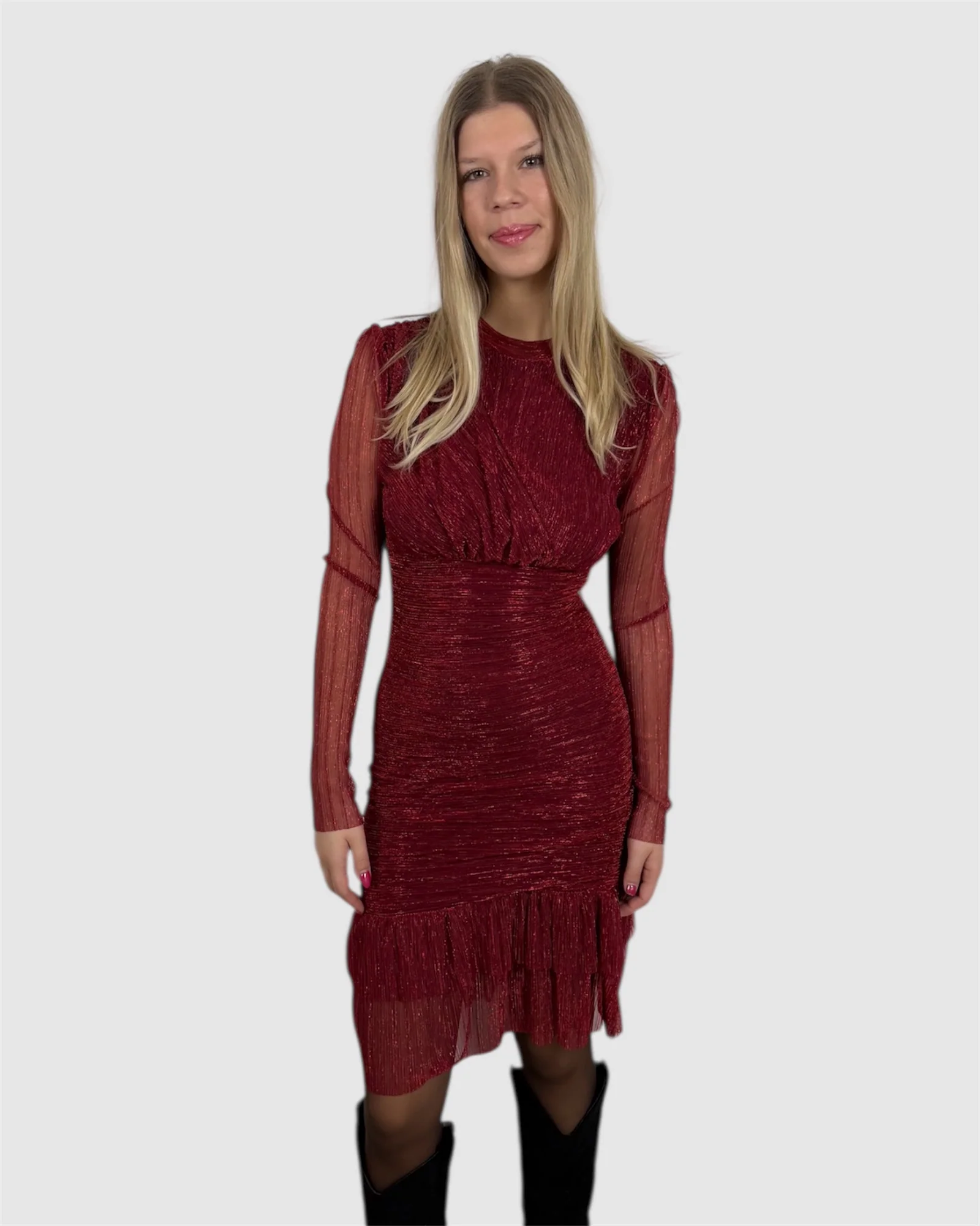 Robe CAROLINA rouge - Image 2