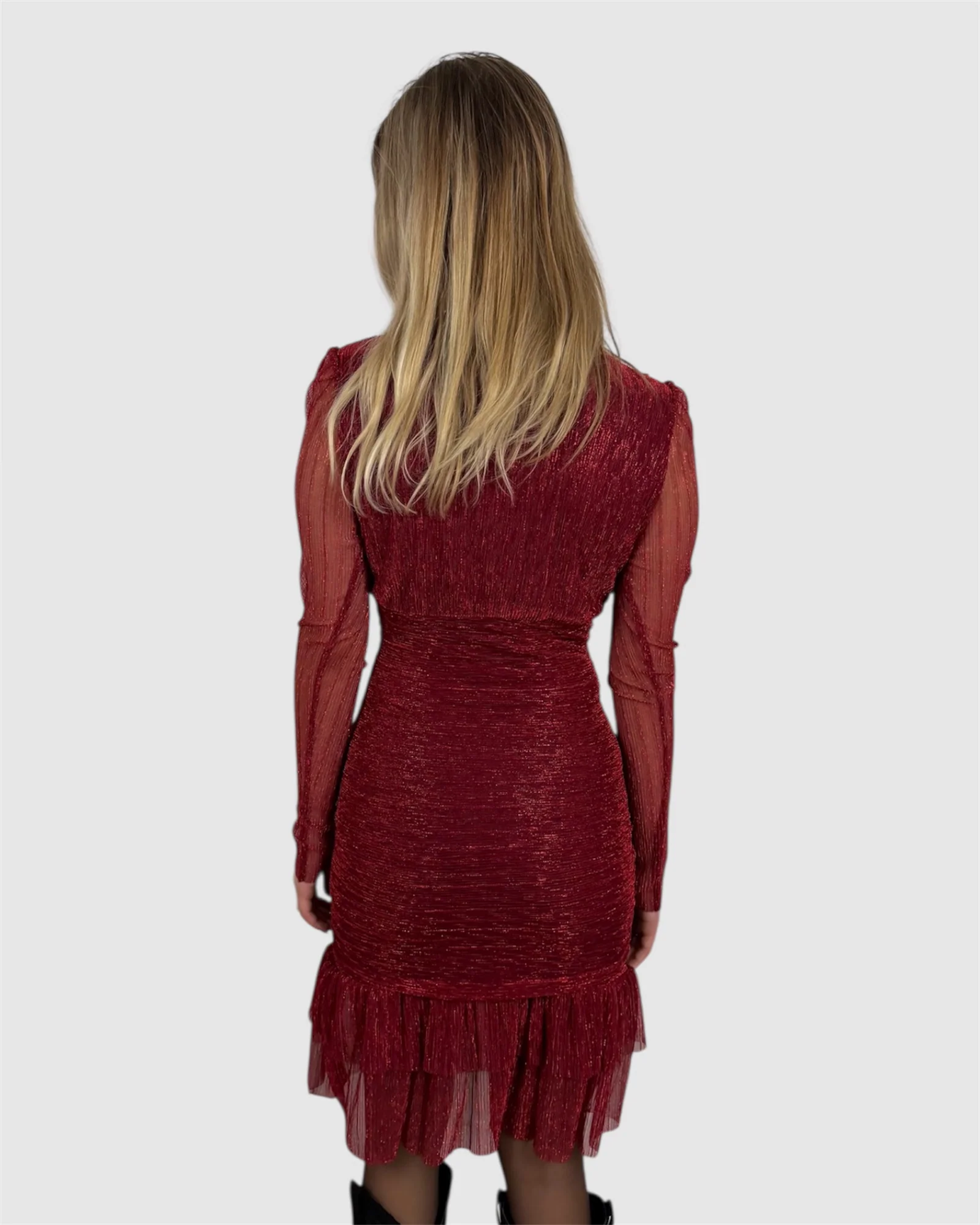 Robe CAROLINA rouge - Image 3