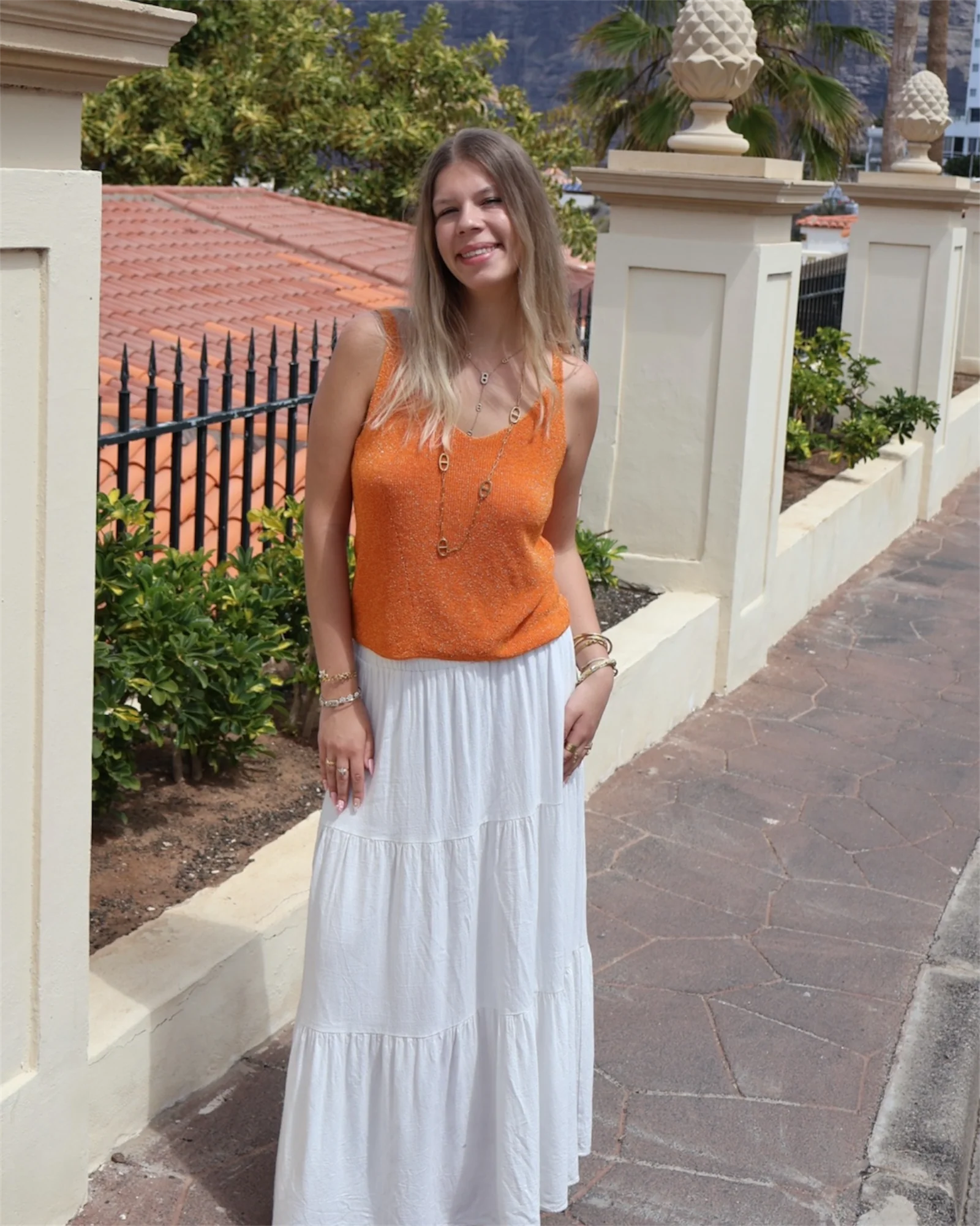Débardeur SIRINE orange