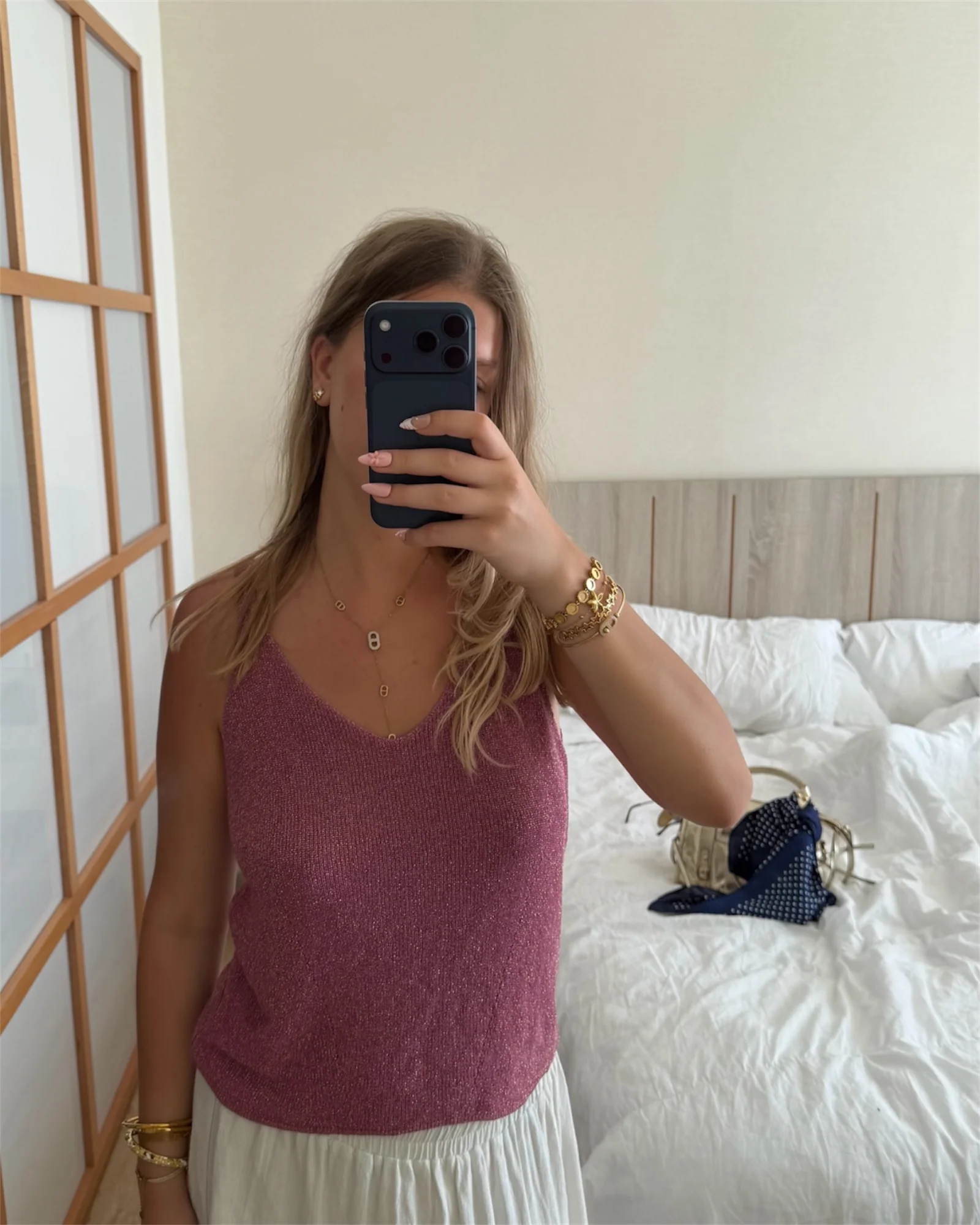 Débardeur SIRINE violet - Image 2