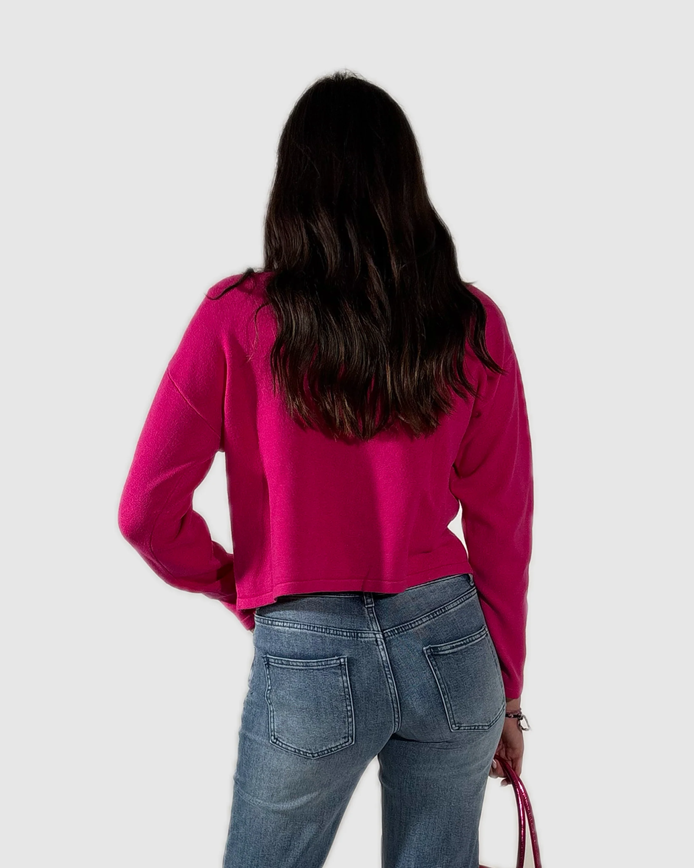 Gilet CLÉA fushia - Image 4