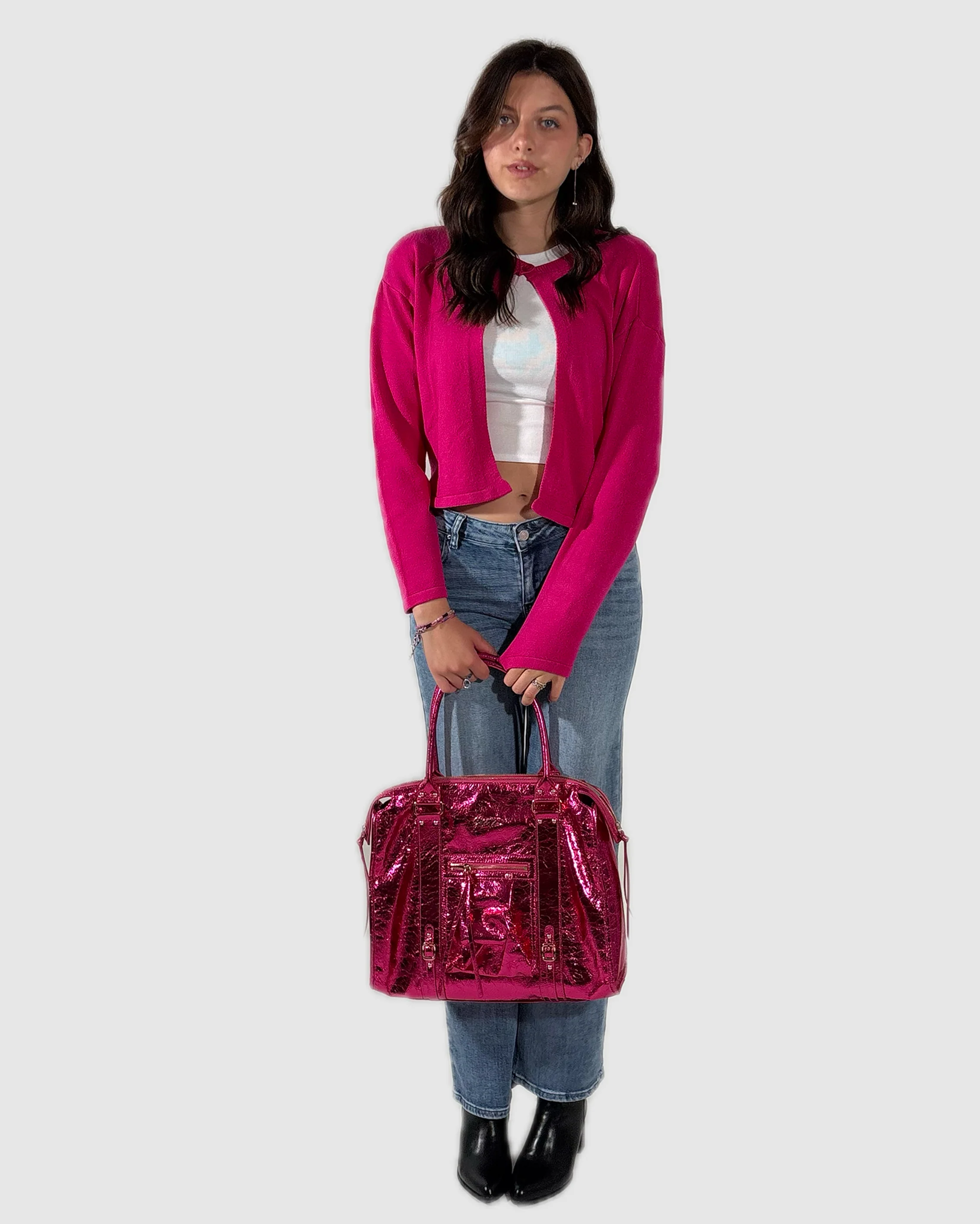 Gilet CLÉA fushia - Image 6