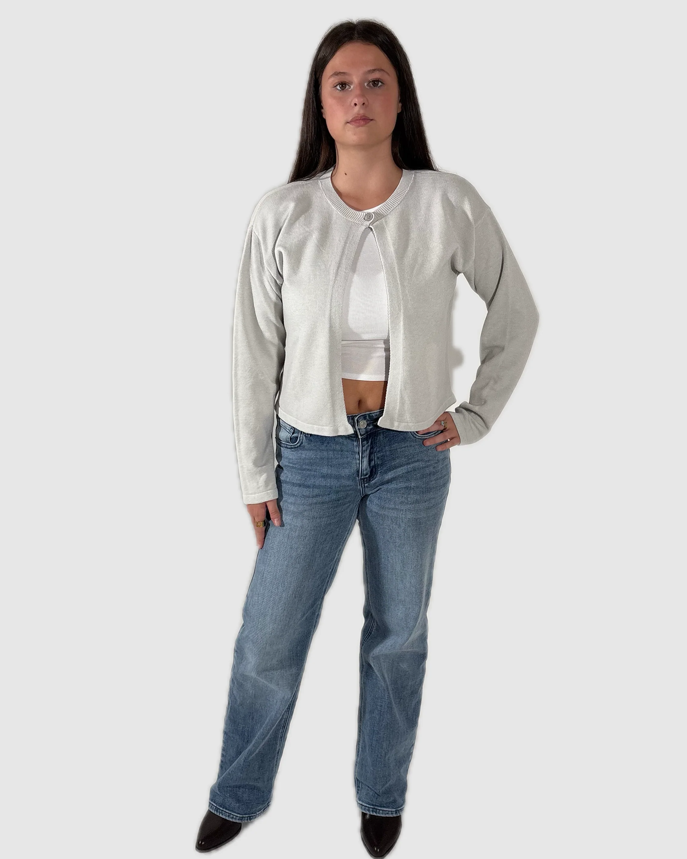 Gilet CLÉA gris - Image 3
