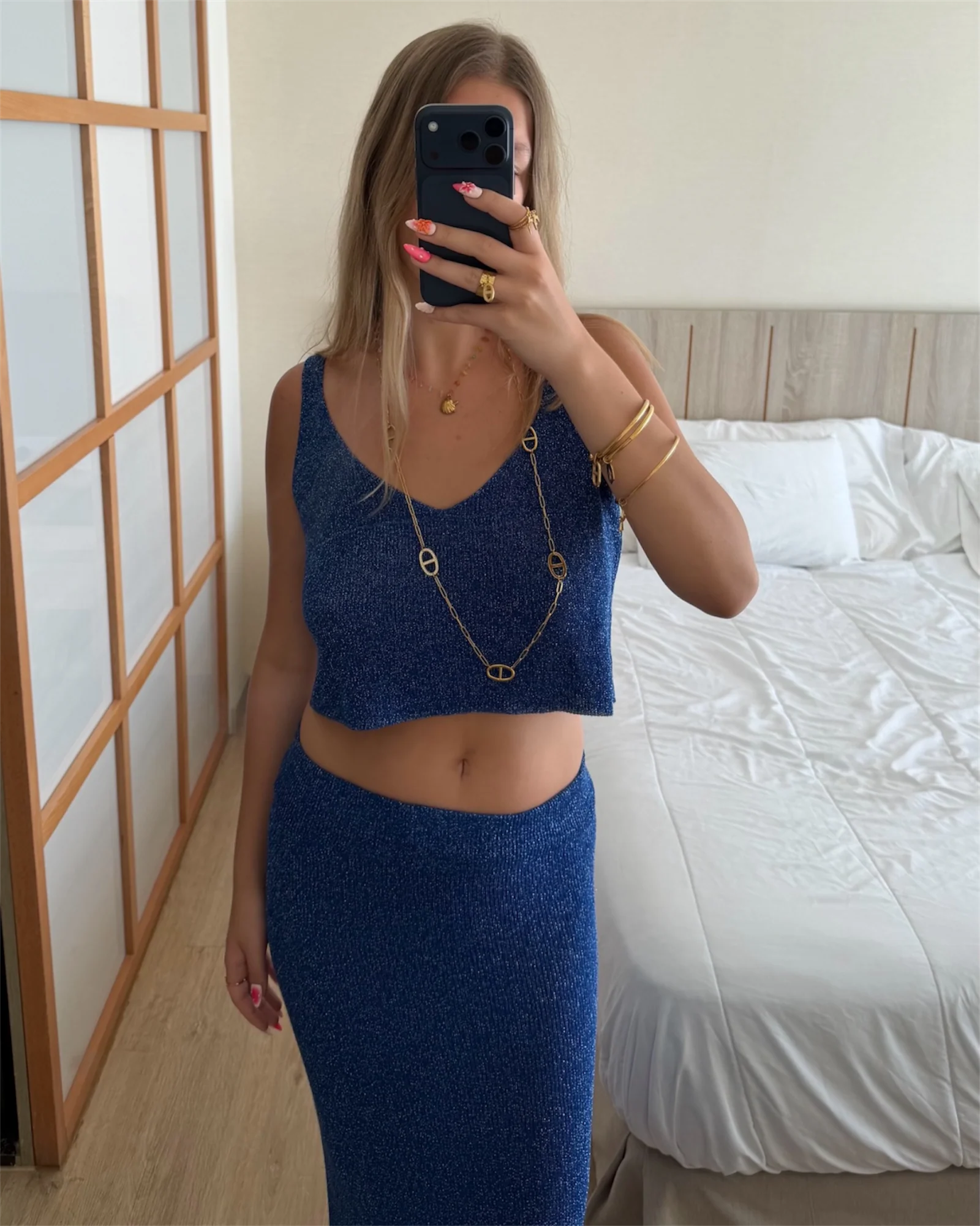 Jupe IRIS bleu - Image 4