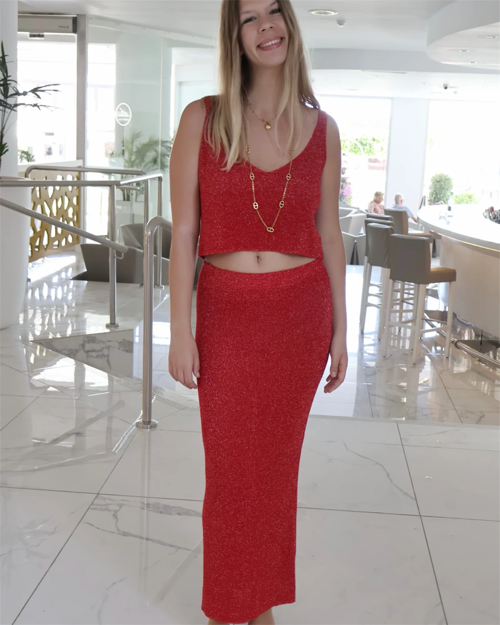 Jupe IRIS rouge - Image 2