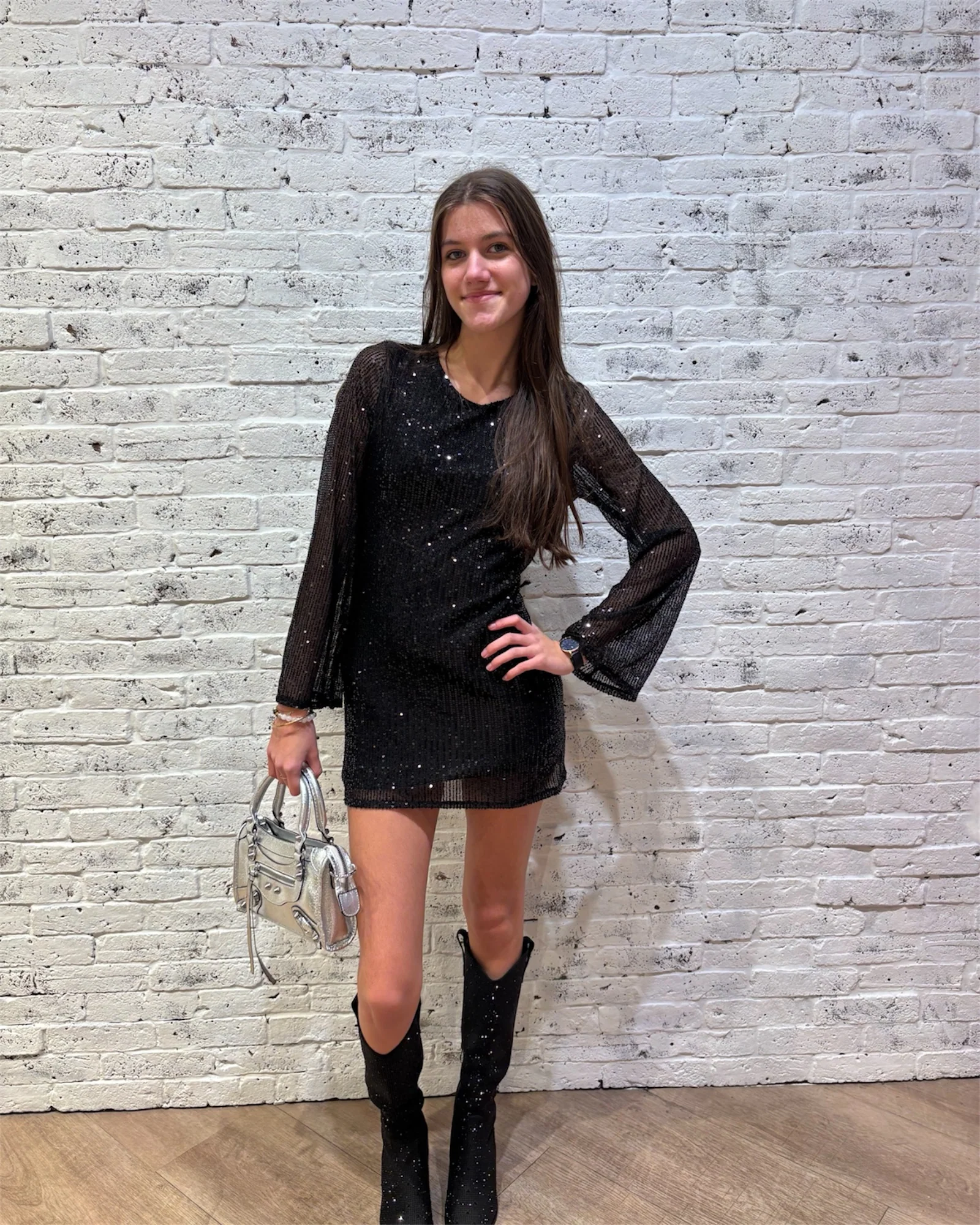Robe MARINE noir - Image 2