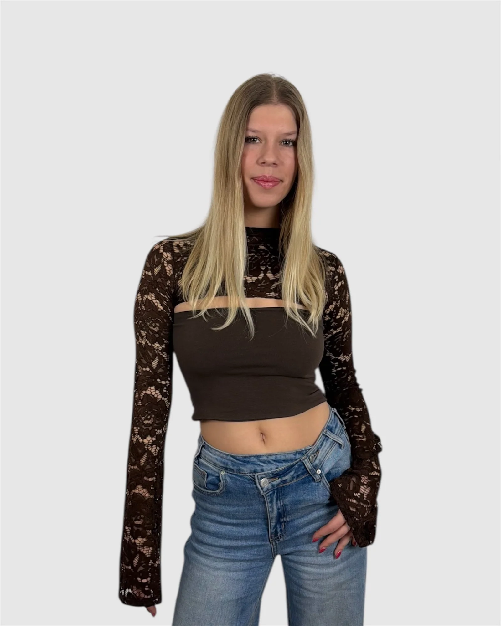Top SUZIE marron - Image 3