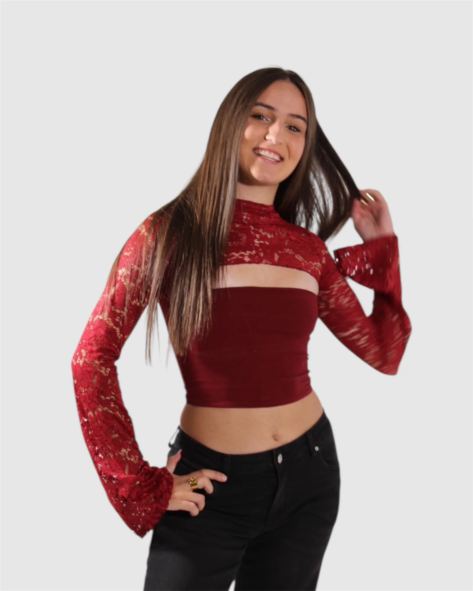 Top SUZIE rouge - Image 3
