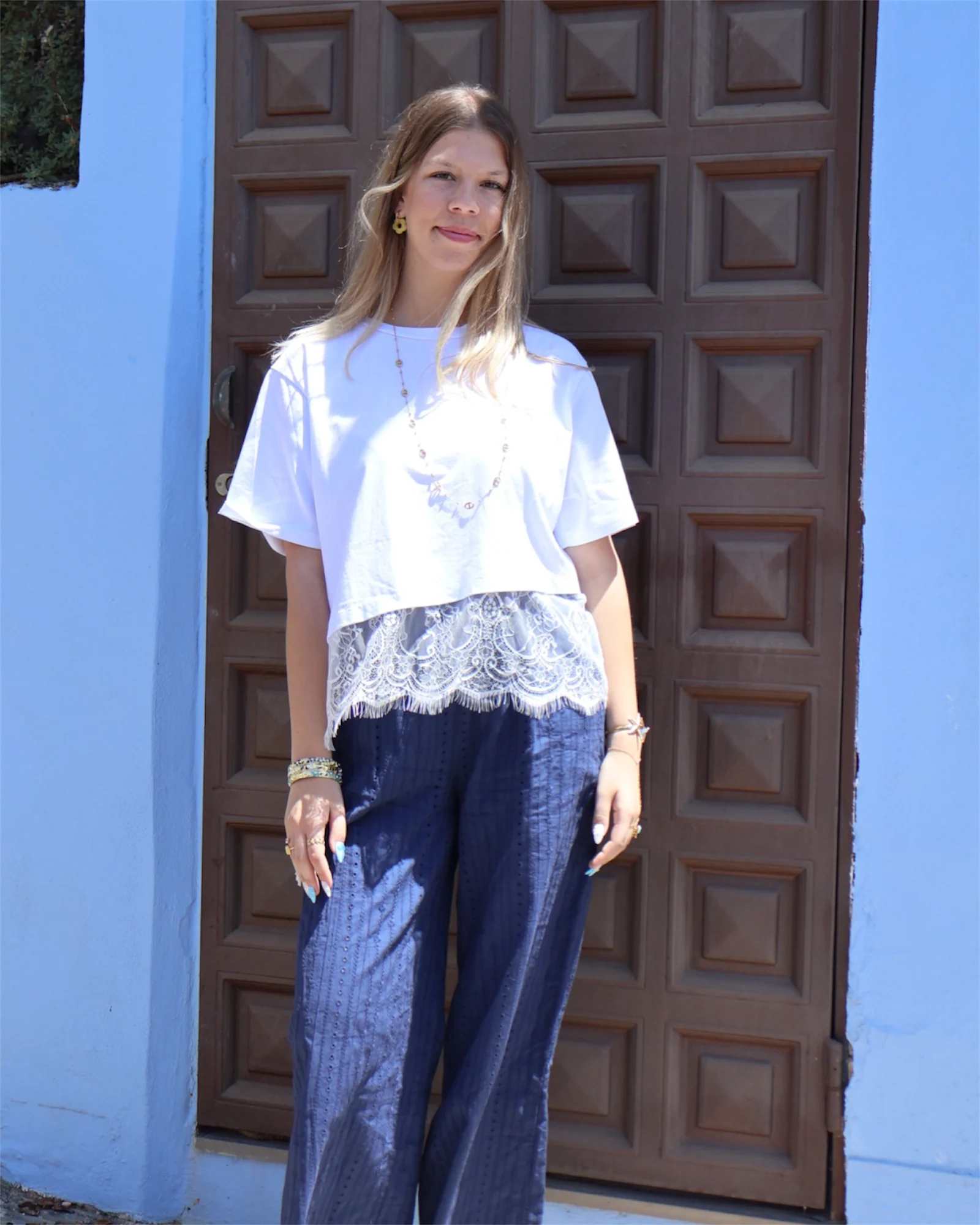 T-shirt CAMILLE blanc - Image 4
